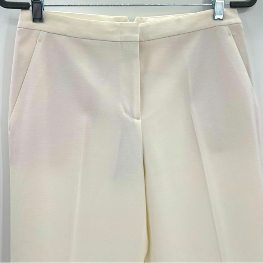 NWT BCBG off white cropped trousers size 4 - Picture 3 of 16